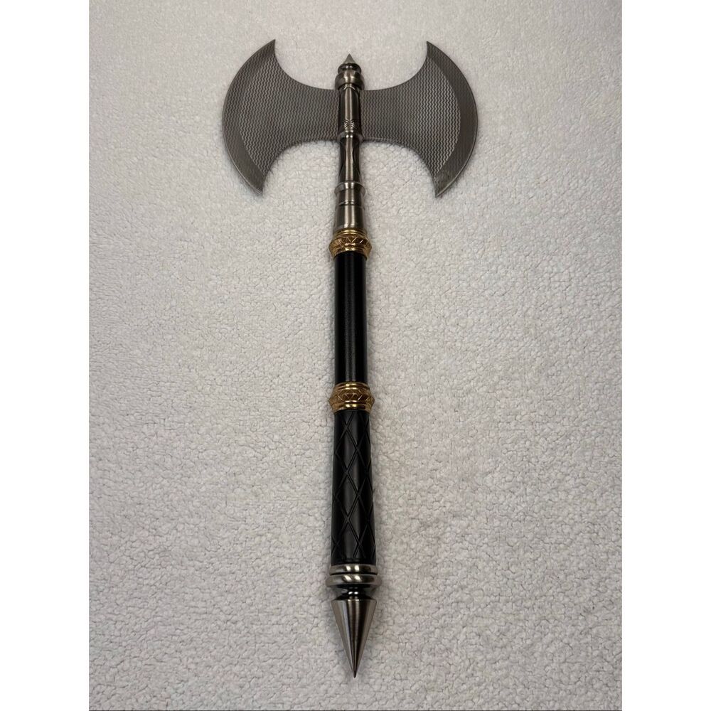 Double Blade Medieval Fantasy Fighting Axe
